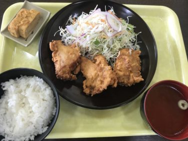 倉敷玉島『タマコッコ食堂』鶏の唐揚げ定食ご飯食べ放題とカツ丼ランチ！