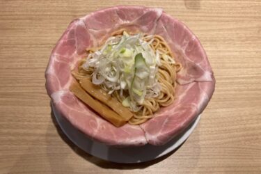 岡山青江『ラーメン大戦争』冷製汁なし醤油ラーメン錆びた刀大盛り！