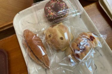 香川県三豊市『そらパンそらカフェ』ウィンナーパンとチョコドーナツ！