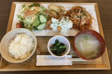 岡山表町『ティアペロ』タルタル海老フライ定食とナポリタンランチ！